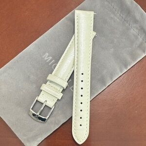 Leather Watch Strap in Pale Ivory
